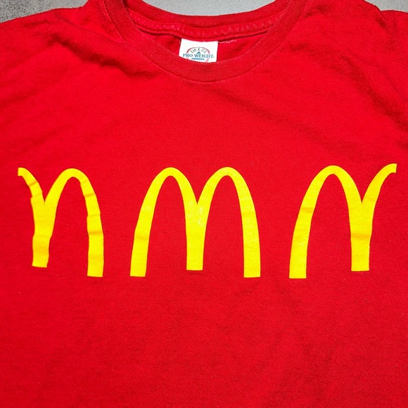 Vintage McDonalds Red T-shirt - M - Picture 2 of 8